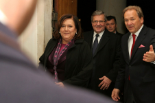 17.11.2011 - podczas obiadu czwartkowego, w dniu powstania Fundacji; Muzeum Łazienki w Warszawie (fot. Łazienki)